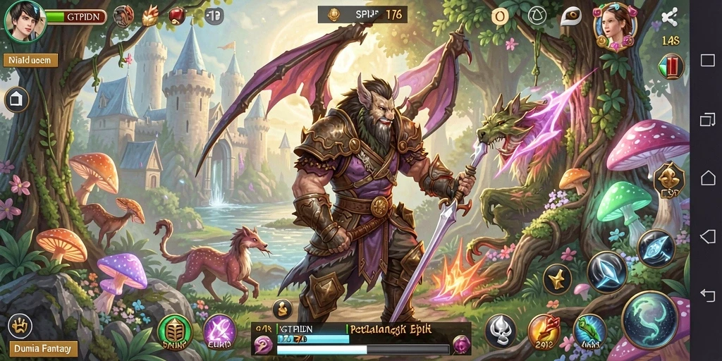 Screenshot GTPIDN menampilkan aksi seru dalam dunia RPG yang menawan.