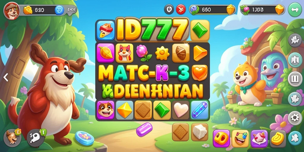 Tangkapan layar dari gameplay ID777 yang seru dan penuh warna.