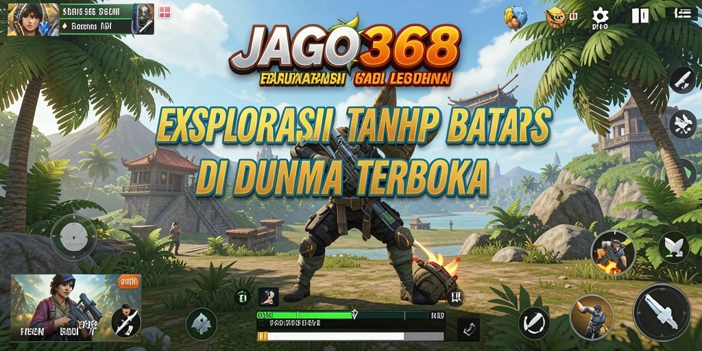 Tampilan utama gameplay JAGO368 menampilkan eksplorasi dunia yang memukau.