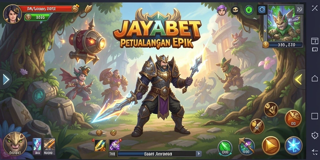 Tangkapan layar JAYABET menampilkan aksi seru dan grafis yang menawan dalam permainan RPG.