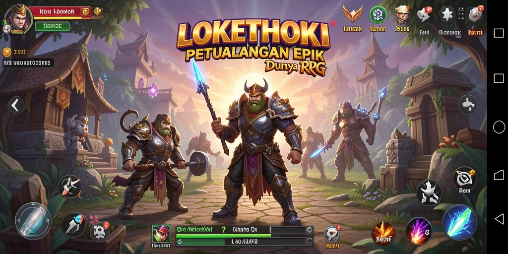 Tampilan gameplay LOKETHOKI yang menegangkan dan penuh strategi.