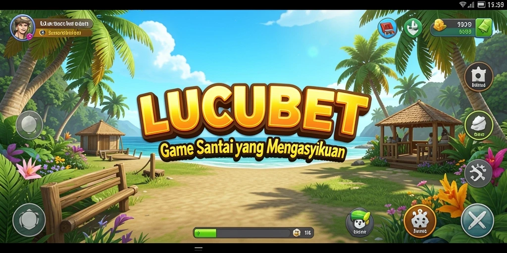 Tampilan gameplay LUCUBET yang penuh warna dan menarik.