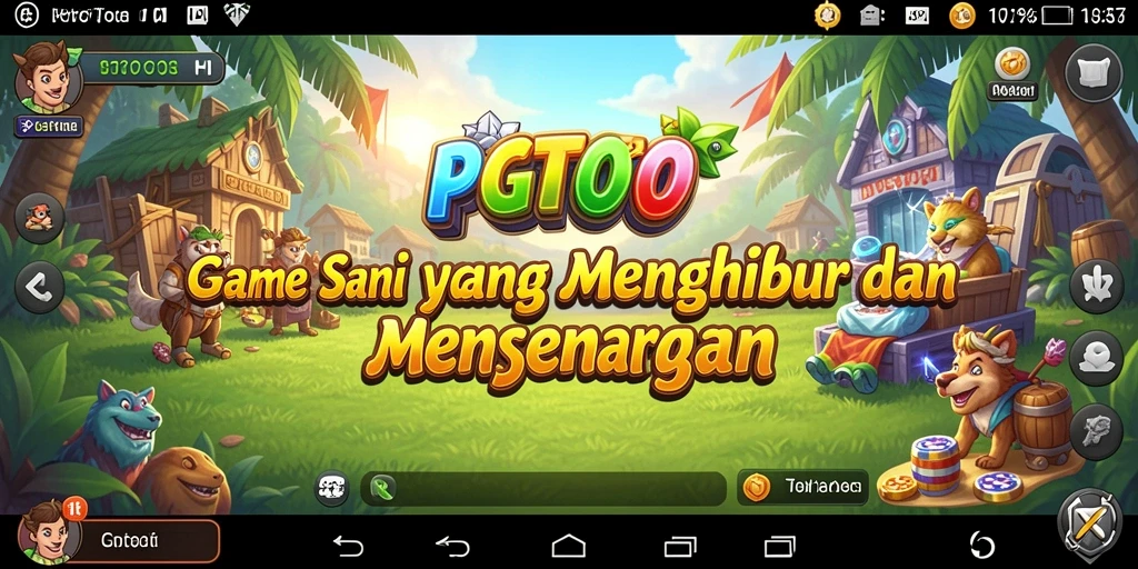 Tampilan gameplay yang menarik dari PGTOTO dengan grafis cerah.