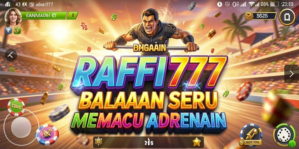 Tampilan mengesankan dari gameplay balapan di RAFFI777.