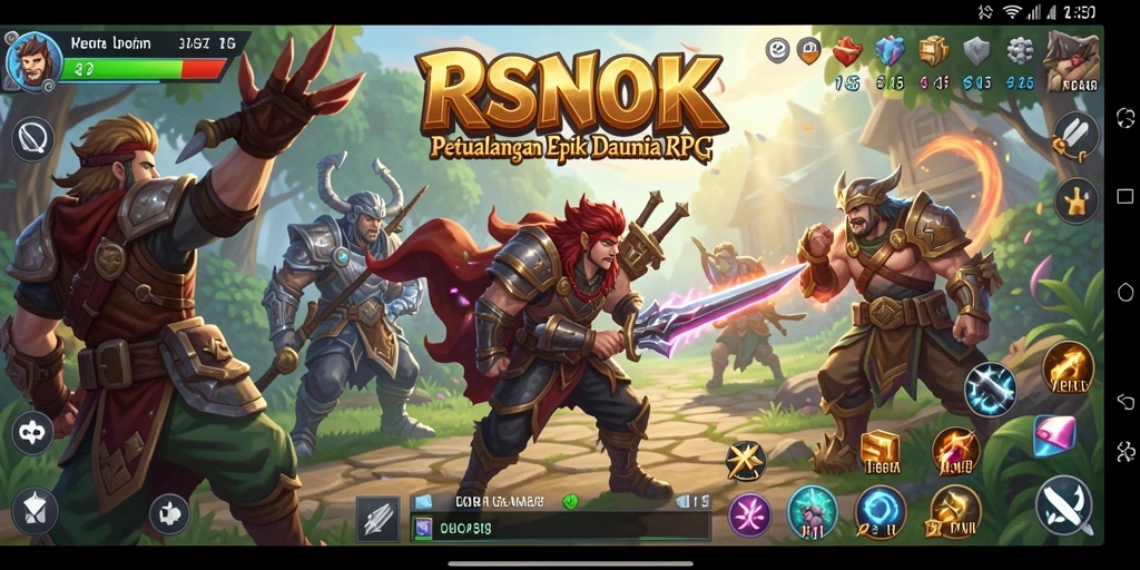 Tampilan gameplay RSNOK yang seru dan menantang.