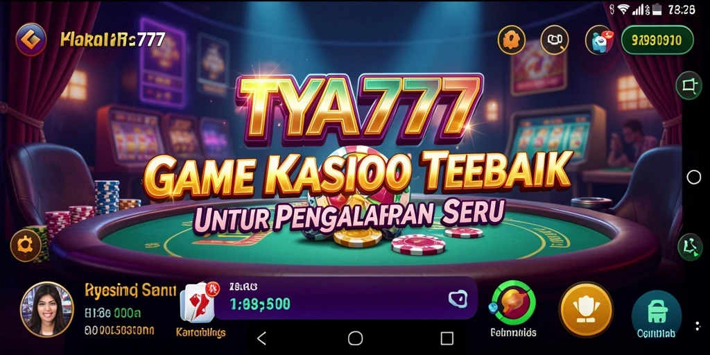 Tampilan gameplay seru dan mendebarkan dari TYA777.