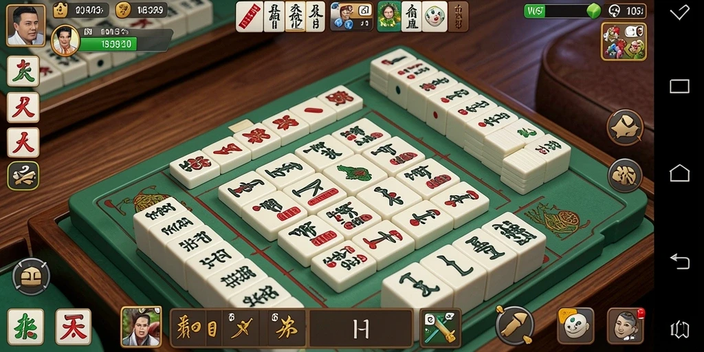 Tampilan gameplay W67 yang menarik saat bermain Mahjong.